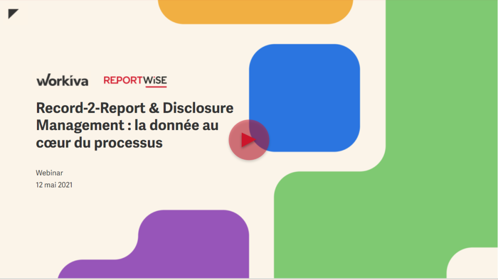 webinar disclosure management Reportwise