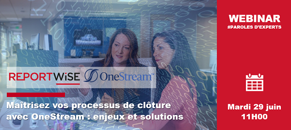 Webinar REPORTWISE OneStream consolidation